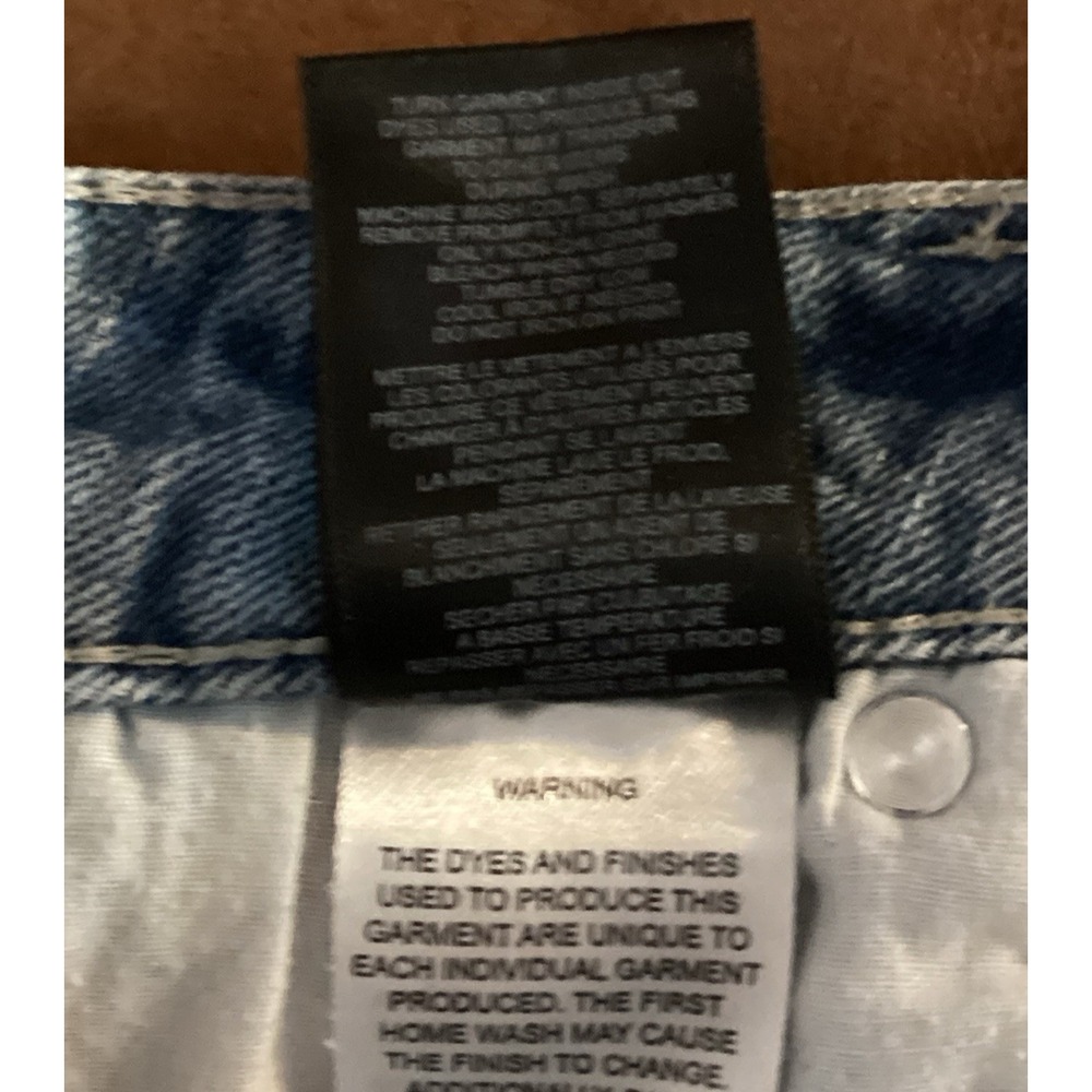 Ninth Hall Ambush Jeans Mens 28 Embroidered Dragon, Blue Denim 90's - Picture 11 of 12